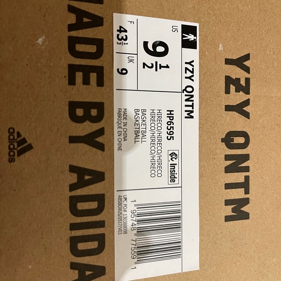 adidas YZY QNTM Hi Res Coral Size US 9.5